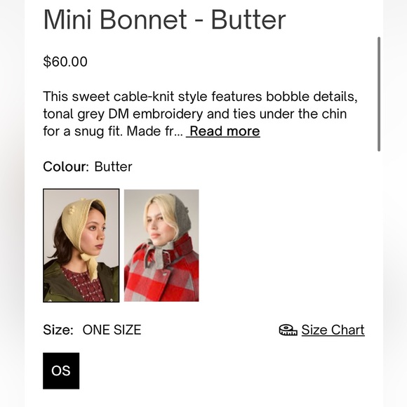 BNWT Damson Madder Butter Yellow Bonnet / Hood - Picture 6 of 9